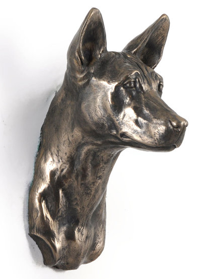 Basenji Wall Hung Statue