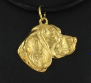 Beagle Hard Gold Plated Key Chain