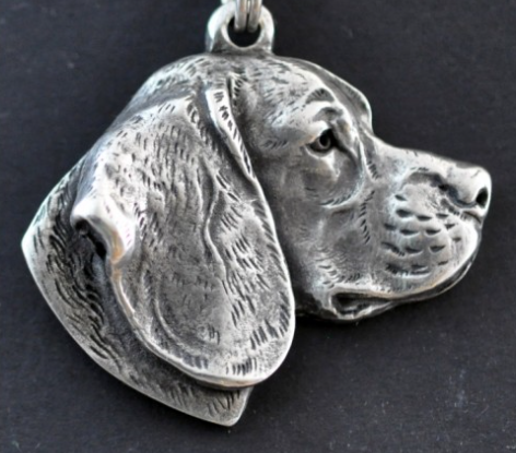 Beagle Silver Plated Pendant