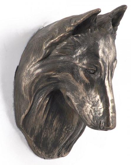 Belgian Shepherd Wall Hung Statue