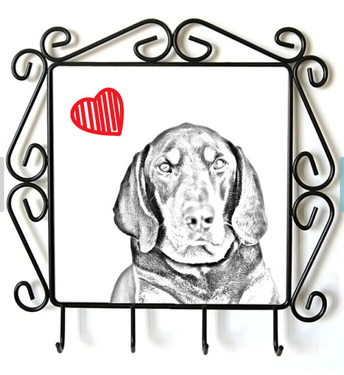 Black & Tan Coonhound Lead Hanger