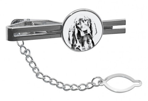 Black & Tan Coonhound Tie Pin