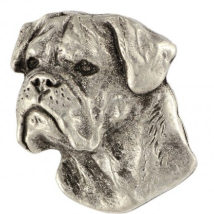 Bullmastiff Silver Plated Lapel Pin
