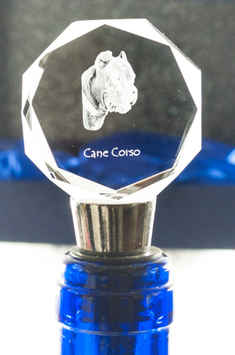 Cane Corso / Italian Mastiff Crystal Wine Stopper