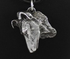 Collie Smooth Silver Plated Key Chain