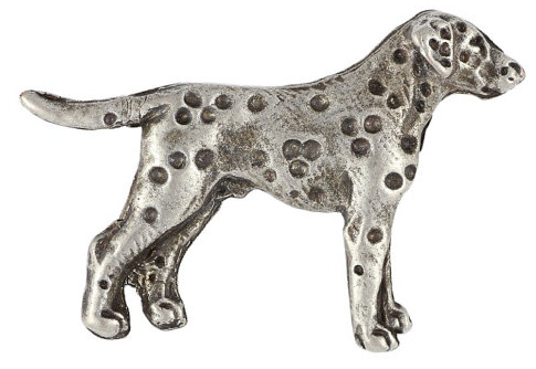 Dalmatian Silver Plated Lapel Pin