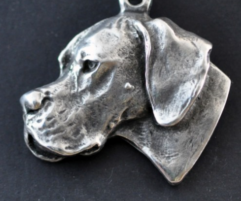 English Pointer Silver Plated Pendant