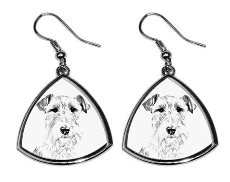 Fox Terrier Silver Plated Earrings