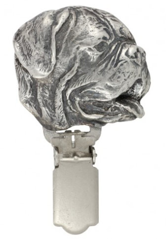 French Mastiff Silver Plated Show Clip