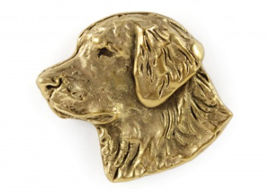 Golden Retriever hard Gold Plated Lapel Pin