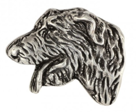 Irish Wolfhound Silver Plated Plated Lapel Pin