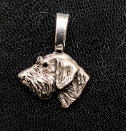 Irish Wolfhound Silver Plated Mini Charm