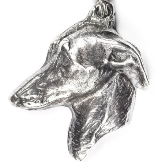 Italian Greyhound Silver Plated Pendant