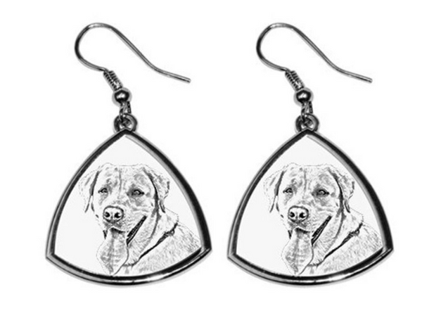 Labrador Silver Plated Earrings