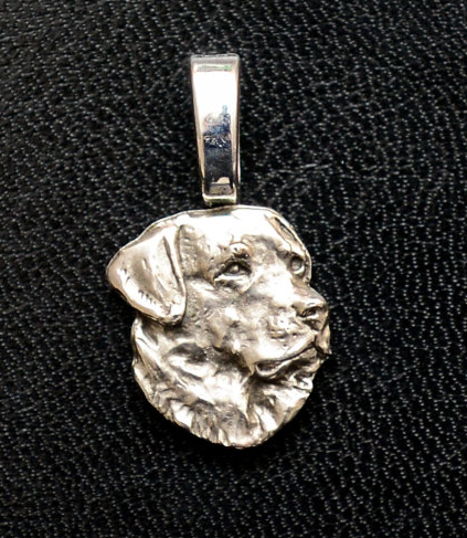 Labrador Retriever Silver Plated Pendant