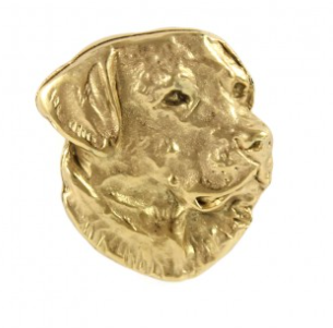 Labrador Hard Gold Plated Lapel Pin