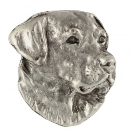 Labrador Silver Plated Lapel Pin