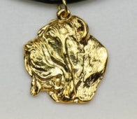 Neapolitan Mastiff Hard Gold Plated Key Chain