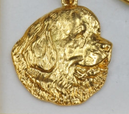 Newfoundland Hard Gold Plated Pendant