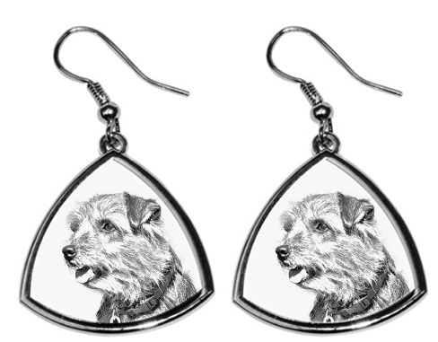 Norfolk Terrier Silver Plated Earrings