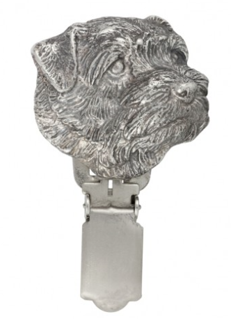 Norfolk Terrier Silver Plated Show Clip