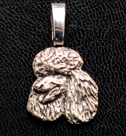 Poodle Silver Plated Mini Charm
