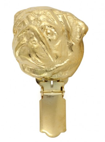 Pug Hard Gold Plated Show Clip