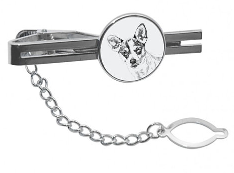 Rat Terrier Silver Plated Tie Pin