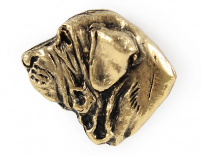 Spanish Mastiff Hard Gold Plated Lapel Pin