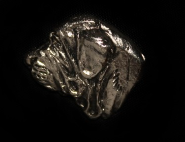 Spanish Mastiff Silver Plated Lapel Pin