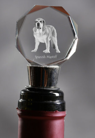 Spanish Mastiff Crystal Wine Stopper