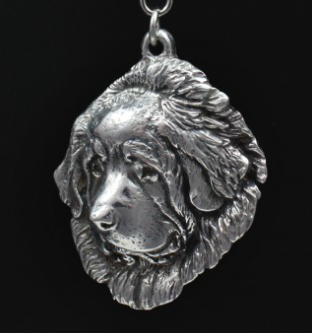 Tibetan Mastiff Silver Plated Pendant