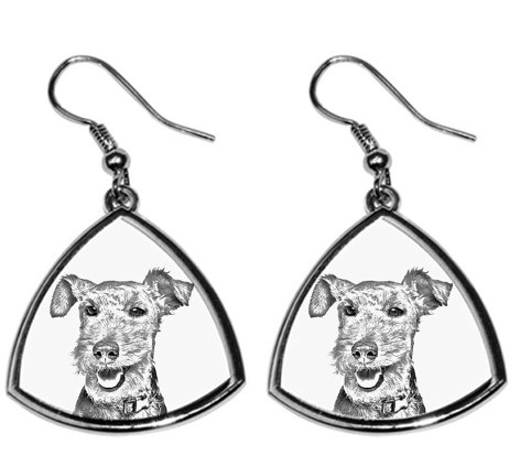 Welsh Terrier Silver Plated Earrings