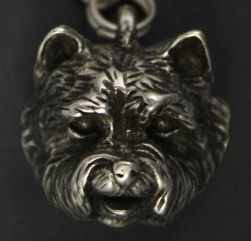 West Highland White Terrier Silver Plated Key Chain