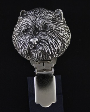 West Highland Terrier Silver Plated Show Clip