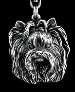 Yorkshire Terrier Silver Plated Pendant