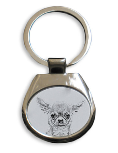 Chihuahua Smooth Coat Key Ring