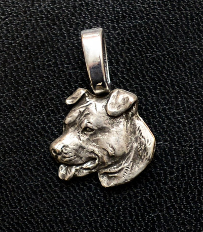 Staffordshire Bull Terrier Sterling Silver Mini Charm